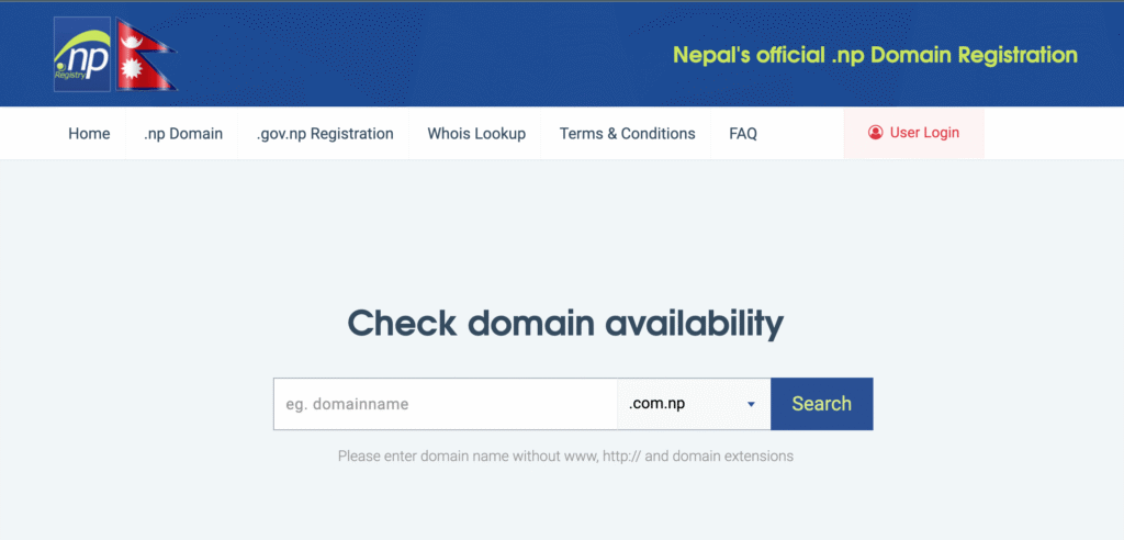 NP Domain Registration